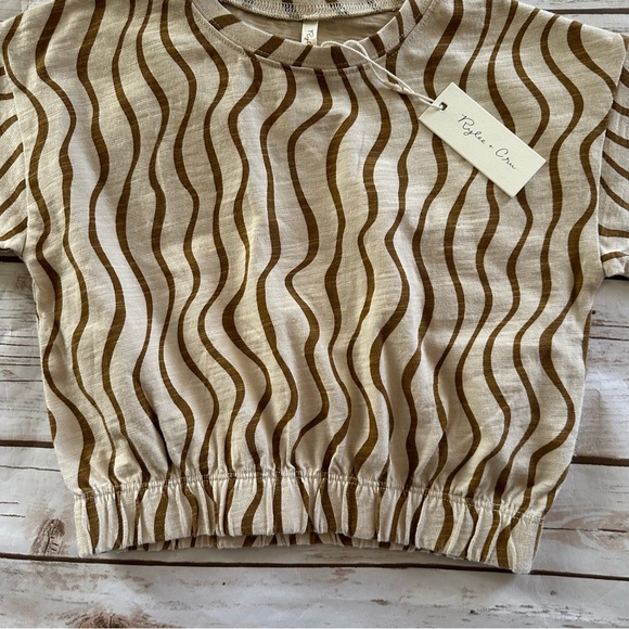 Rylee + Cru stripe crop top 6/7 nwt - Picture 2 of 4